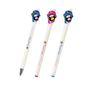 阿呆小熊0.4MM全针配RS06系列芯拔帽中性笔