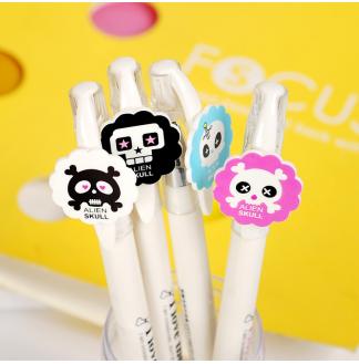 骷髅头0.4MM全针配RS06系列芯拔帽中性笔