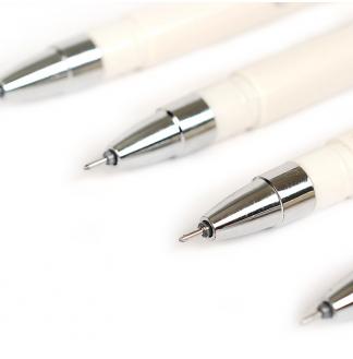 骷髅头0.4MM全针配RS06系列芯拔帽中性笔