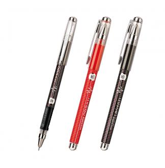 财务专用0.3MM半针配RS07系列芯金属笔夹拔帽中