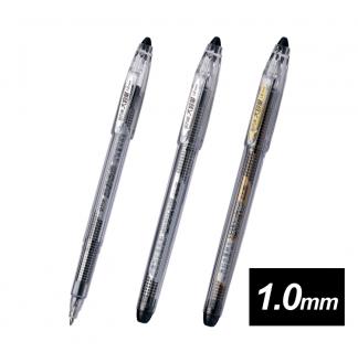 简约线条纯透明杆1.0mm子弹配RS14系列芯中性笔