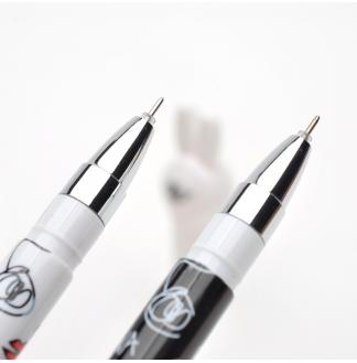 黑白兔盖0.38mm全针配RS06系列芯中性笔