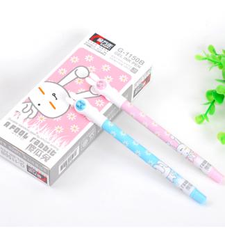 菊花兔盖0.38mm全针配RS06系列芯中性笔