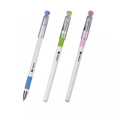 简约素白水晶0.35mm配RS06系列芯拔帽中性笔