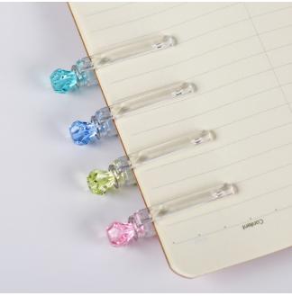 简约素白水晶0.35mm配RS06系列芯拔帽中性笔