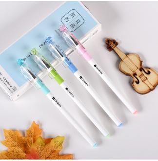 简约素白水晶0.35mm配RS06系列芯拔帽中性笔