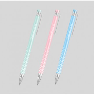 波点素色风0.5mmHB自动铅笔